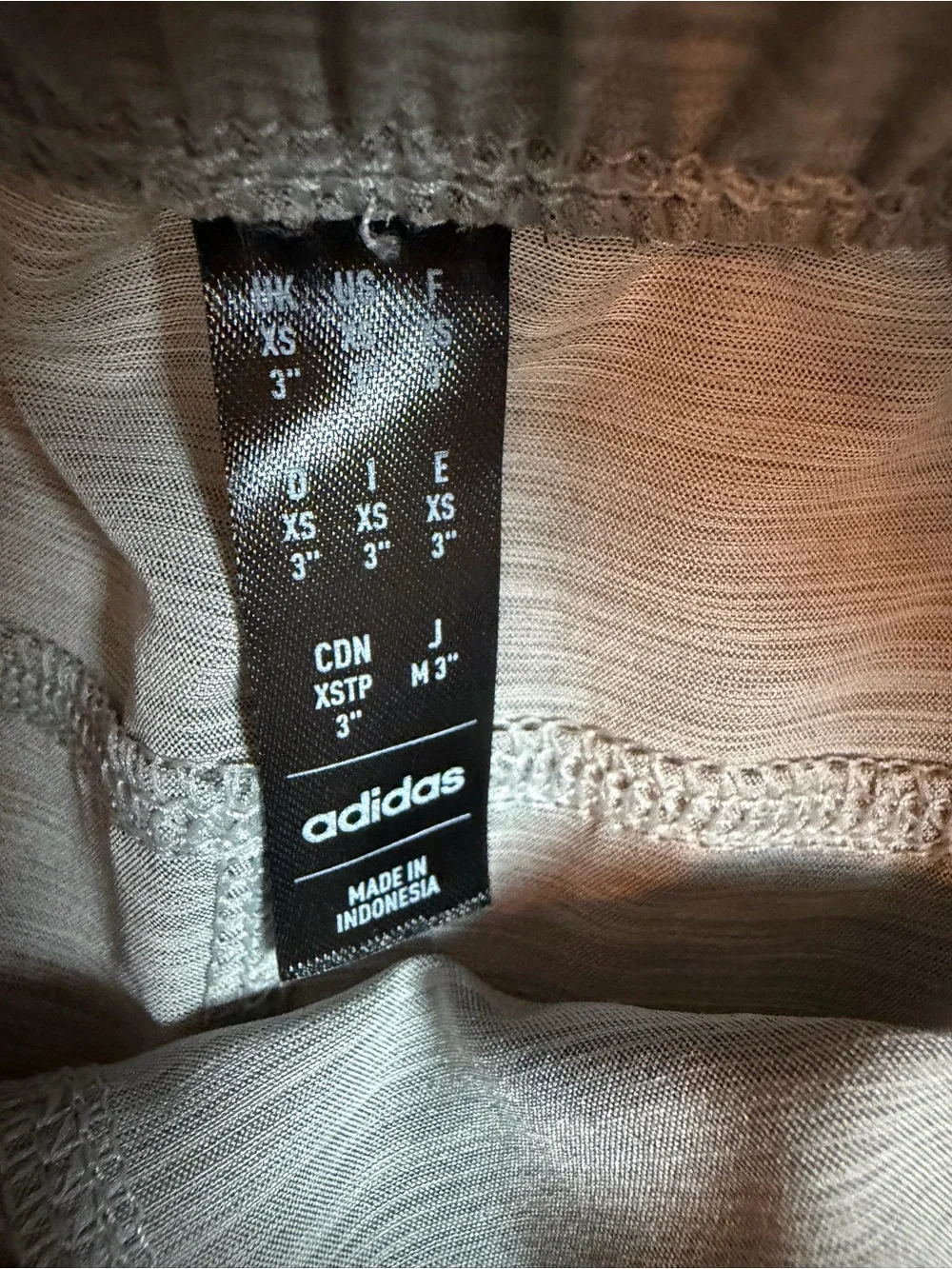 Adidas Pacer High Rise 3” Running Shorts Women’s XS Gray NWT Athletic Training